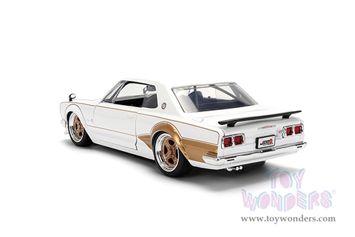 Jada Toys JDM Tuners™ - Nissan Skyline GT-R (1971, 1/24, diecast model car, White/Gold) 37021