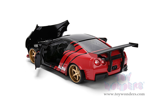Jada Toys JDM Tuners™ - Nissan GT-R Ben Sopra HKS "Advan" (2009, 1/24, diecast model car, Black/Red) 37022