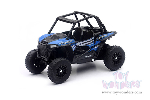 New Ray - Xtreme Adventure | Pick Up with Trailer & Polaris Vehicles Set (1/32, durable molded construction, Asstd.) 37046