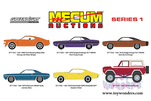 Greenlight - Mecum Auctions Series 1 Assortment (1/64 scale diecast model car, Asstd.) 37110/48