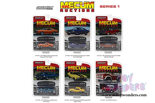 Greenlight - Mecum Auctions Series 1 Assortment (1/64 scale diecast model car, Asstd.) 37110/48