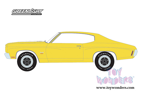 Greenlight - Mecum Auctions Series 1 | Chevrolet&reg; Copo Chevelle SS (1970, 1/64 scale diecast model car, Daytona Yellow) 37110E/48