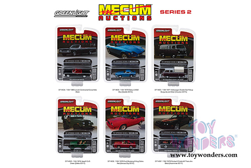 Greenlight - Mecum Auctions Series 2 Assortment (1/64 scale diecast model car, Asstd.) 37140/48