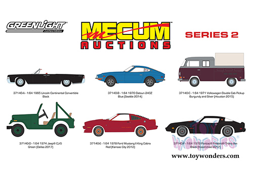 Greenlight - Mecum Auctions Series 2 Assortment (1/64 scale diecast model car, Asstd.) 37140/48