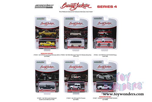 Greenlight - Barrett Jackson Scottsdale Edition Series 4 (1/64 scale diecast model car, Asstd.) 37180/48