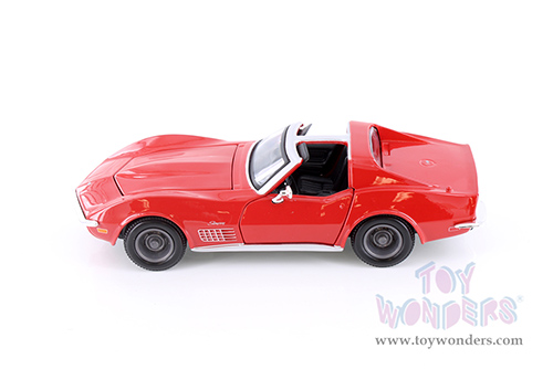 Showcasts® Collectibles - Chevrolet Corvette T-Top (1970, 1/24 scale diecast model car, Asstd.) 37202 MAP: $19.99