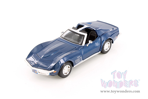 Showcasts® Collectibles - Chevrolet Corvette T-Top (1970, 1/24 scale diecast model car, Asstd.) 37202 MAP: $19.99