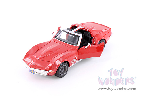 Showcasts® Collectibles - Chevrolet Corvette T-Top (1970, 1/24 scale diecast model car, Asstd.) 37202 MAP: $19.99