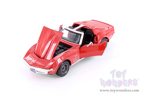 Showcasts® Collectibles - Chevrolet Corvette T-Top (1970, 1/24 scale diecast model car, Asstd.) 37202 MAP: $19.99