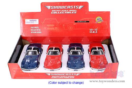 Showcasts® Collectibles - Chevrolet Corvette T-Top (1970, 1/24 scale diecast model car, Asstd.) 37202 MAP: $19.99