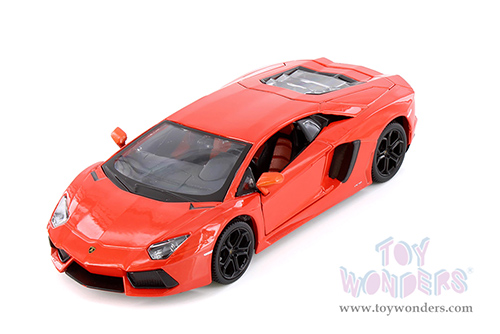 Showcasts® Collectibles - Lamborghini Aventador Coupé (1/24 scale diecast model car, Orange) 37210 MAP: $19.99