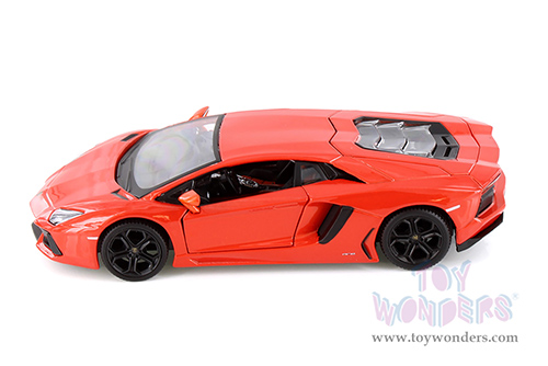 Showcasts® Collectibles - Lamborghini Aventador Coupé (1/24 scale diecast model car, Orange) 37210 MAP: $19.99