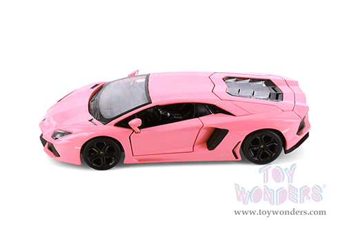 Showcasts® Collectibles - Lamborghini Aventador Coupé (1/24 scale diecast model car, Pink) 37210DPK MAP: $19.99