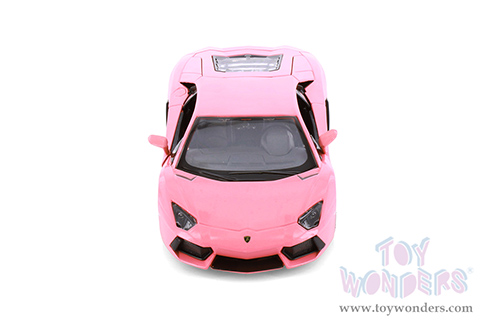 Showcasts® Collectibles - Lamborghini Aventador Coupé (1/24 scale diecast model car, Pink) 37210DPK MAP: $19.99