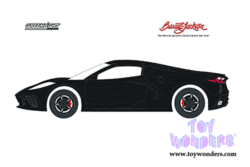 Greenlight - Barrett Jackson Scottsdale Series 6 | Chevrolet&reg; Corvette C8 Stingray VIN #001 (Lot #3007) (2020, 1/64 scale diecast model car, Black) 37220F/48