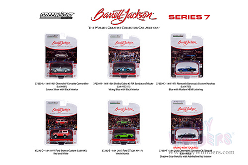Greenlight - Barrett Jackson Scottsdale Edition Series 7 (1/64 scale diecast model car, Asstd.) 37230/48