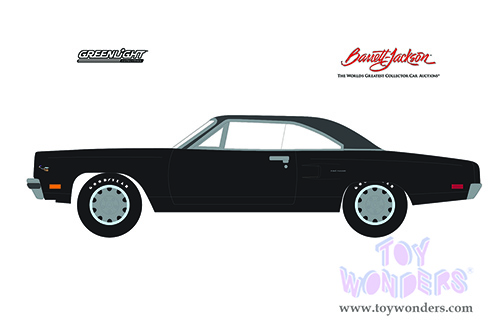 Greenlight - Barrett Jackson Series 8 | Plymouth Road Runner (Lot #970.1) (1970, 1/64 scale diecast model car, Gloss Black) 37240C/48
