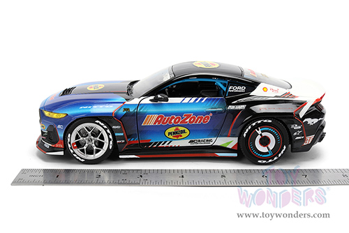 Jada Toys RTR Vehicles - Ford Mustang RTR #130 James Deane "AutoZone" "Formula Drift PRO Championship" (2025) with Lights (2025, 1/24, diecast model car, Blue/Black) 37244/4