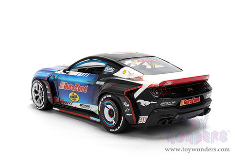 Jada Toys RTR Vehicles - Ford Mustang RTR #130 James Deane "AutoZone" "Formula Drift PRO Championship" (2025) with Lights (2025, 1/24, diecast model car, Blue/Black) 37244/4