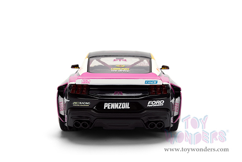 Jada Toys RTR Vehicles - Ford Mustang RTR #213 Ben Hobson "Pennzoil" "Formula Drift PRO Championship" (2025) with Lights (2025, 1/24, diecast model car, Yellow/Black/Pink) 37245/4