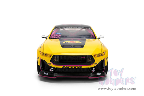 Jada Toys RTR Vehicles - Ford Mustang RTR #213 Ben Hobson "Pennzoil" "Formula Drift PRO Championship" (2025) with Lights (2025, 1/24, diecast model car, Yellow/Black/Pink) 37245/4