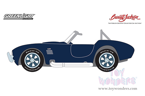 Greenlight - Barrett Jackson Series 9 | Shelby Cobra CSX 4000 Roadster #31 (Lot #1353) (1965, 1/64 scale diecast model car, Guardsman Blue with White Stripes) 37250B/48