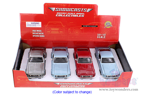 Showcasts® Collectibles - Ford Mustang GT-500 Hard Top (1967, 1/24 scale diecast model car, Asstd.) 37260/2 MAP: $19.99