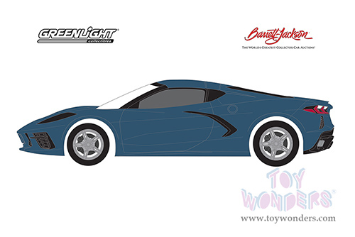 Greenlight - Barrett Jackson Series 11 | Chevrolet&reg; Corvette C8 Stingray 1LT (Lot #421.2) (2020, 1/64 scale diecast model car, Shadow Gray Metallic) 37270E/48