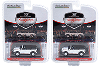 Greenlight - Barrett Jackson Series 11 | Ford Bronco "Bronco 66" First Edition (Lot #3001) (2021, 1/64 scale diecast model car, Oxford White with Black Top) 37270F/48; 