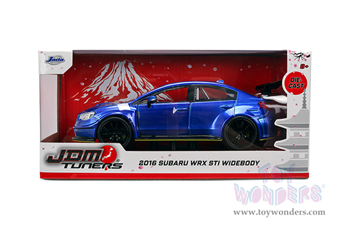 Jada Toys JDM Tuners™ - Subaru WRX STI Widebody (2016, 1/24, diecast model car, Candy Blue) 37491