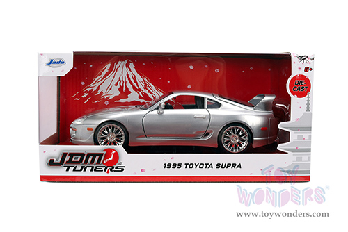 Jada Toys JDM Tuners™ - Toyota Supra (1995, 1/24, diecast model car, Silver) 37492