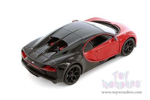 Showcasts® Collectibles - Bugatti Chiron Hardtop (1/24 scale diecast model car, Red/Black) 37524 MAP: $19.99
