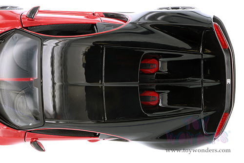 Showcasts® Collectibles - Bugatti Chiron Hardtop (1/24 scale diecast model car, Red/Black) 37524 MAP: $19.99