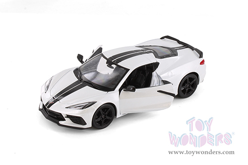 Showcasts® Collectibles - Chevrolet® Corvette® Stingray Coupe Z51 Hardtop (2020, 1/24 scale diecast model car, Asstd.) 37527/3 MAP: $19.99