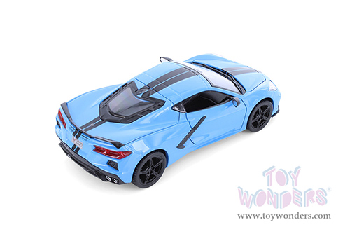Showcasts® Collectibles - Chevrolet® Corvette® Stingray Coupe Z51 Hardtop (2020, 1/24 scale diecast model car, Asstd.) 37527 MAP: $19.99