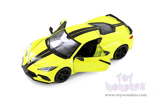 Showcasts® Collectibles - Chevrolet® Corvette® Stingray Coupe Z51 Hardtop (2020, 1/24 scale diecast model car, Asstd.) 37527 MAP: $19.99