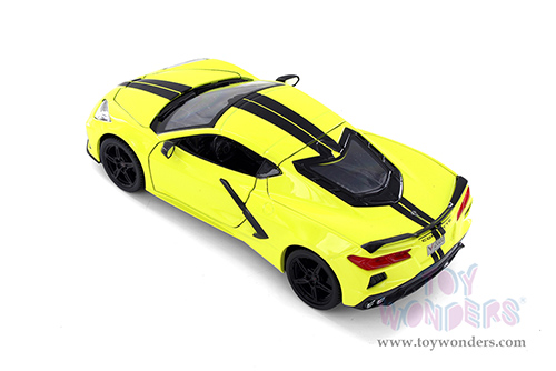 Showcasts® Collectibles - Chevrolet® Corvette® Stingray Coupe Z51 Hardtop (2020, 1/24 scale diecast model car, Asstd.) 37527 MAP: $19.99