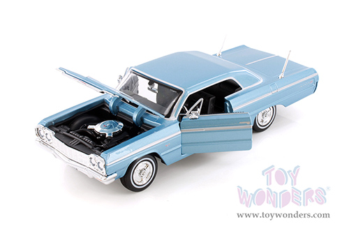 Showcasts® Collectibles - Chevrolet® Impala™ SS™ Hardtop (1964, 1/24 scale diecast model car, Blue) 37908 MAP: $19.99