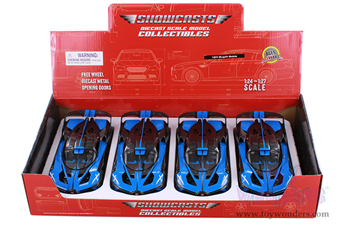 Showcasts® Collectibles - Bugatti Bolide (1/24 scale diecast model car, Blue/Black) 37911 MAP: $19.99 