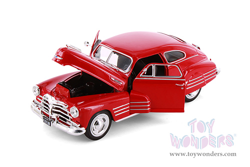Showcasts® Collectibles - Chevrolet® Fleetline Aerosedan (1948, 1/25 scale diecast model car, Asstd.) 37921 MAP: $19.99