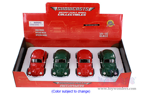 Showcasts® Collectibles - Volkswagen Beetle Hardtop (1/24 scale diecast model car, Red) 37926 MAP: $19.99