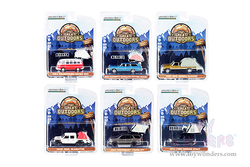 Greenlight - The Great Outdoors Series 1 (1/64 scale diecast model car, Asstd.) 38010/48