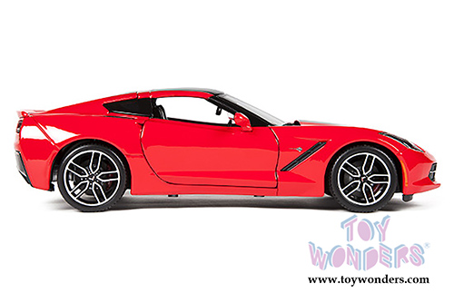 Maisto Exclusive - Corvette Stingray Z51 Hardtop (2014, 1/18 scale diecast model car, Red) 38132R