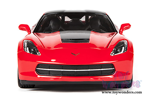 Maisto Exclusive - Corvette Stingray Z51 Hardtop (2014, 1/18 scale diecast model car, Red) 38132R