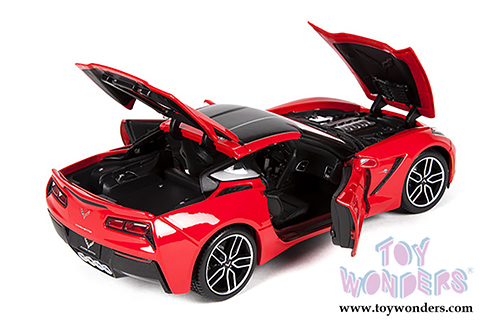 Maisto Exclusive - Corvette Stingray Z51 Hardtop (2014, 1/18 scale diecast model car, Red) 38132R