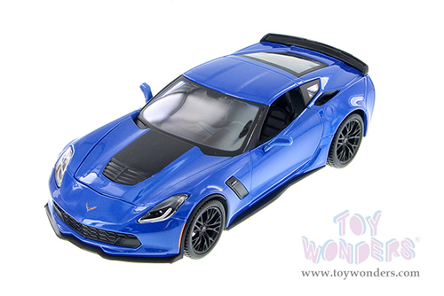 Showcasts® Collectibles - Chevrolet® Corvette® Z06 Hardtop (2015, 1/24 scale diecast model car, Blue) 38133BU MAP: $22.99