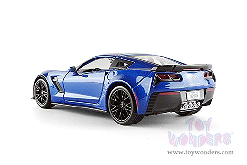 Showcasts® Collectibles - Chevrolet® Corvette® Z06 Hardtop (2015, 1/24 scale diecast model car, Blue) 38133BU MAP: $22.99