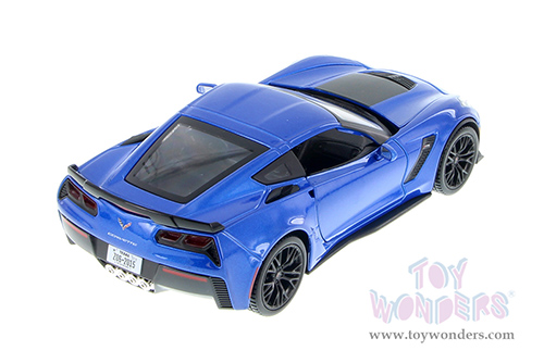 Showcasts® Collectibles - Chevrolet® Corvette® Z06 Hardtop (2015, 1/24 scale diecast model car, Blue) 38133BU MAP: $22.99