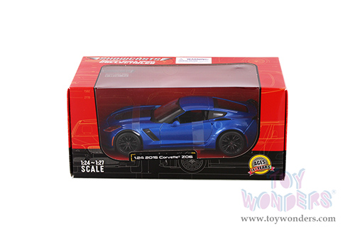 Showcasts® Collectibles - Chevrolet® Corvette® Z06 Hardtop (2015, 1/24 scale diecast model car, Blue) 38133BU MAP: $22.99