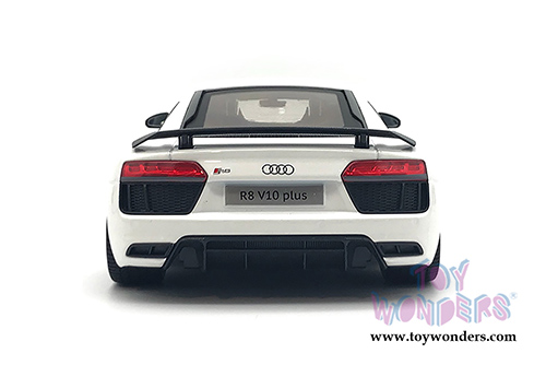 Maisto Exclusive - Audi R8 V10 Plus Hard Top (1/18 scale diecast model car, White) 38135W